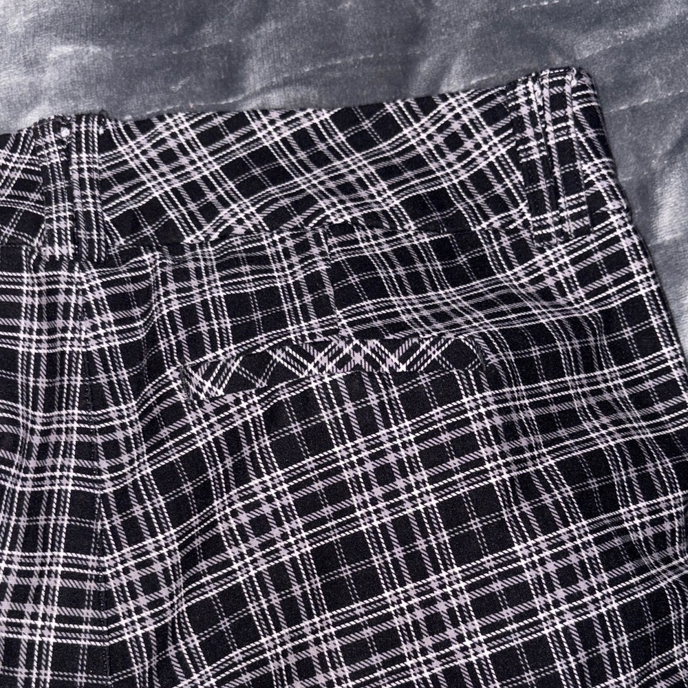 Studio by Torrid Monochrome Plaid Trousers - Straight - Picture 8 of 11